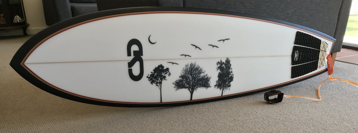 I just picked up my new surfboard from Wollongong shapers Carabine Surf @CarabineSurf and I'm really happy with the result! Thanks for recommending these local craft experts <a href="/AW_Geo/">Andrew Warren</a> 👉🏽 doi.org/10.21313/hawai…