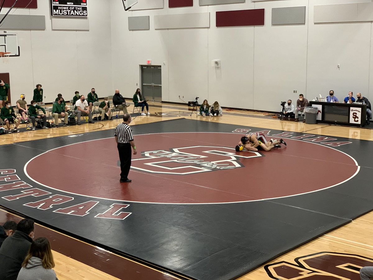 South and Central are squaring off on the mat tonight.  It’s one of the most exciting competitions Salina has to offer year after year.  Go Cougars!