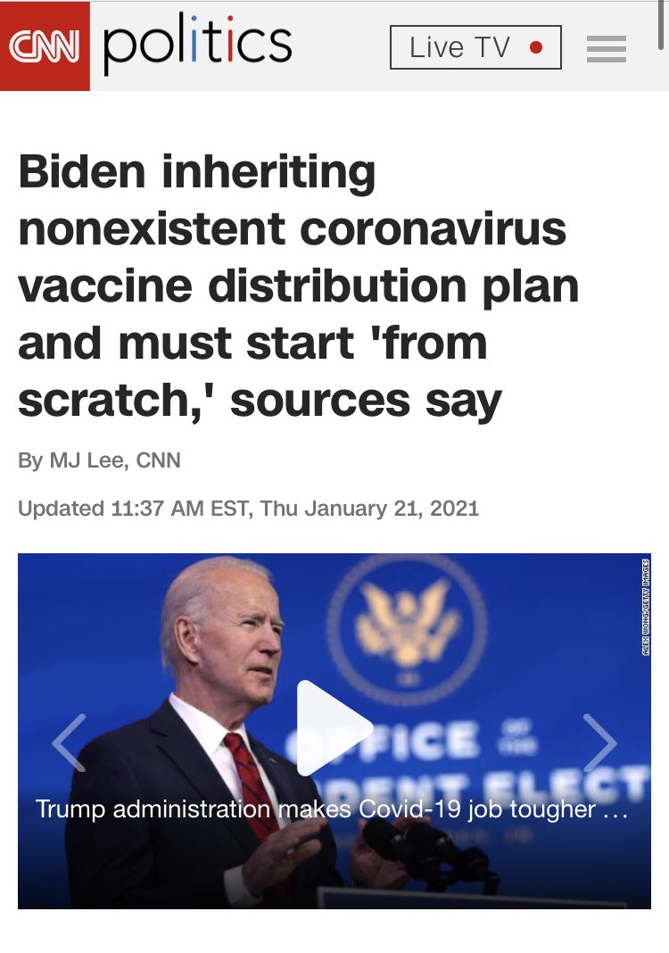  @mj_lee broke the story today for  @CNN, who has shared it countless times and mentioned it dozens of times on air, citing (you guessed it!) unnamed sources.Only problem is, Dr. Fauci shot down the claim today at today’s press conference.Seems he’s got a reason to know.