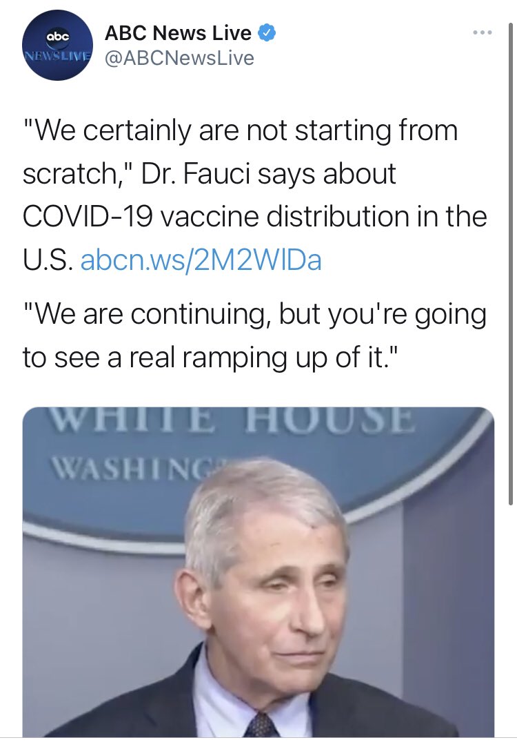  @mj_lee broke the story today for  @CNN, who has shared it countless times and mentioned it dozens of times on air, citing (you guessed it!) unnamed sources.Only problem is, Dr. Fauci shot down the claim today at today’s press conference.Seems he’s got a reason to know.