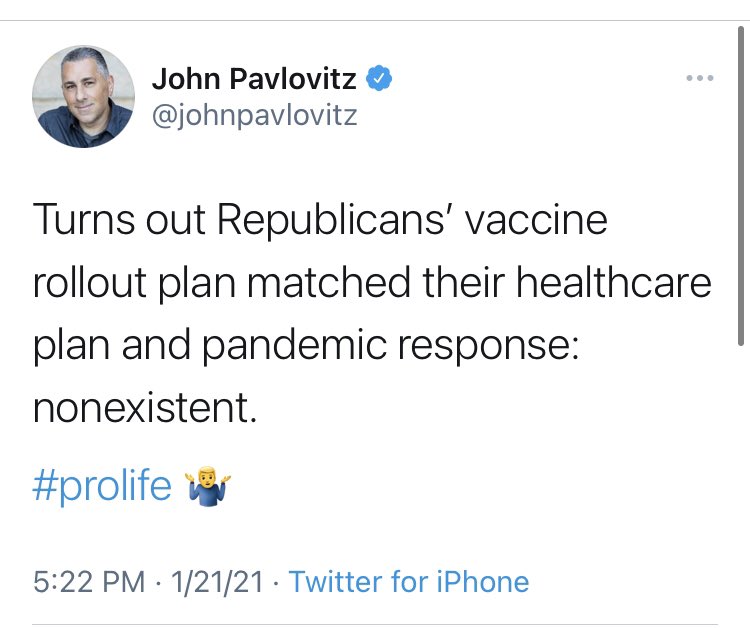 Naturally some of our usual suspects, like  @johnpavlovitz, jumped onboard this narrative.