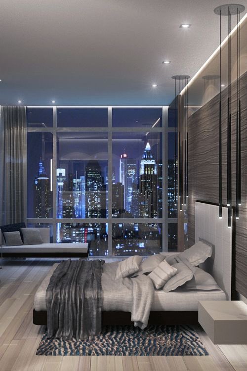thatcoolfashion's tweet image. penthouse bedrooms