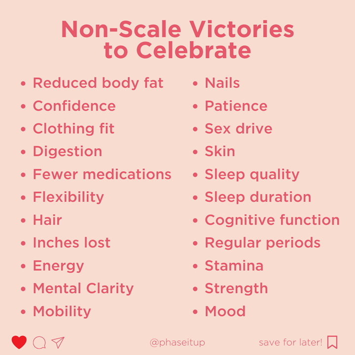 phaseitupby131's tweet photo. Q: When you're working hard to lose weight, what's more important than the number on your scale? A: So. Many. Things!

We like to celebrate all different types of health victories with our Phase It Up fam! Which of these improvements have you seen on your health journey? https://t.co/xSaIfgX1bK