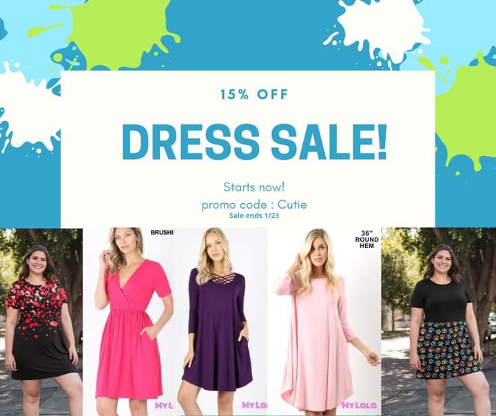 Dress sale!!! Today through the 23rd use code: CUTIE to save 15%
Order here: mylalaleggings.com/#Funleggingsfo…
#dresses #shop #shopping #sale #cute #curvyclothing