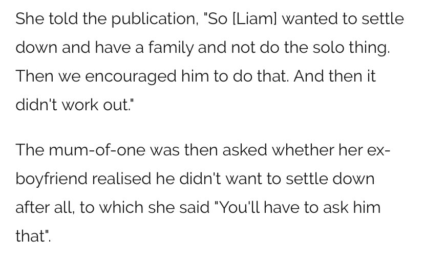 Then in 2016 Liam and Cheryl started dating. This relationship went on for 2 years until the two ended it. - Suddenly after being with Sophia and being the heartbroken little boy he now doesn’t want to settle down with his child and son? What’s with the sudden change of heart?