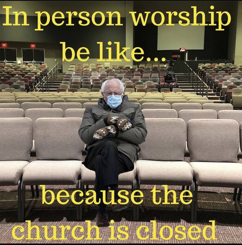 GreaterMtZion's tweet photo. Church during a pandemic be like..๐ท
But join us online Sundays at 10am:
https://t.co/azvhWrRCpe or https://t.co/cQp0j3wdHp
#Bernie #BernieSanders #inauguration2021 #OnlineChurch #GMZOnline #GMZLIVE #GMZ #GMZAustin #AustinChurch #BlackChurch #ChurchHumor https://t.co/5tIMNurFSa