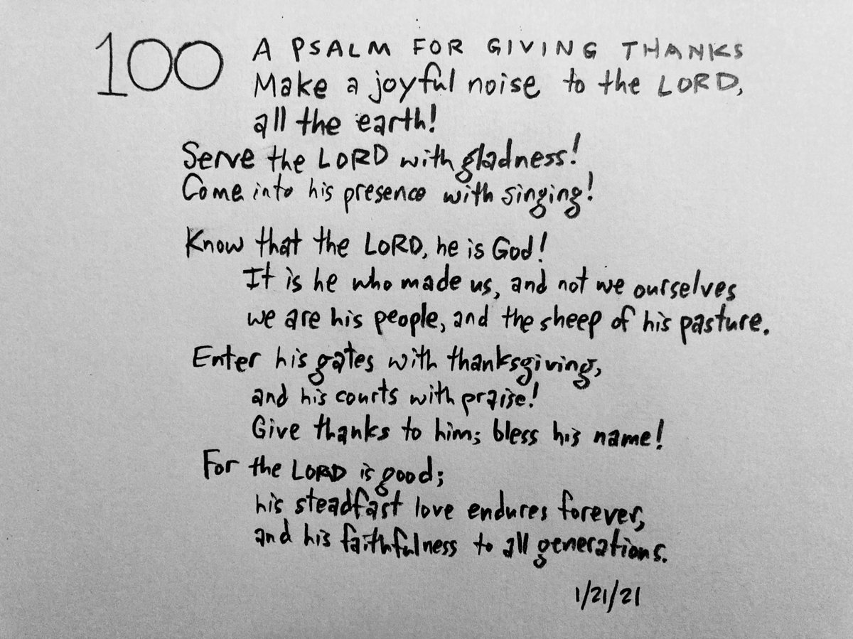 Psalm 100 every day (@PsalmEveryday) / Posts / X
