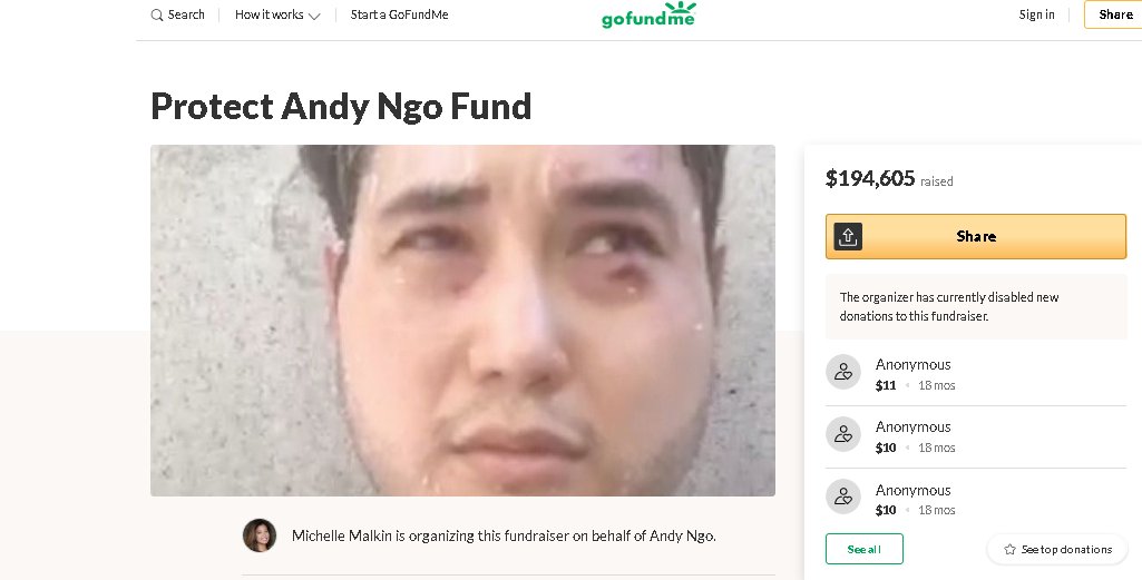 This is how Deep State Infiltration Operates...1) Casting a Minority/Gay puppet serves best headline.2) Create Crime where DS puppet looks physically attacked/abused. 3) Create a Go Fund Me for Psyop's working capital