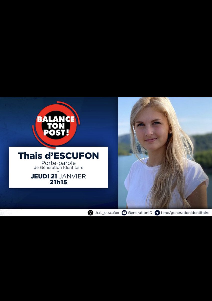 GabinFrederic's tweet photo. Il manque un i entre le F et le O #GenerationIdentitaire 
#Hanouna  #BalanceTonPost https://t.co/ThjroNulvO