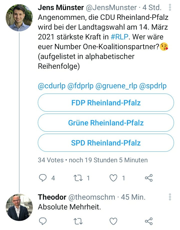 EisbergRLP's tweet photo. Die Parallelwelt der CDU #RLP. Die träumen von der absoluten Mehrheit. #naklar #nichtmalinwiesbaden https://t.co/EYQc3UM8Ih