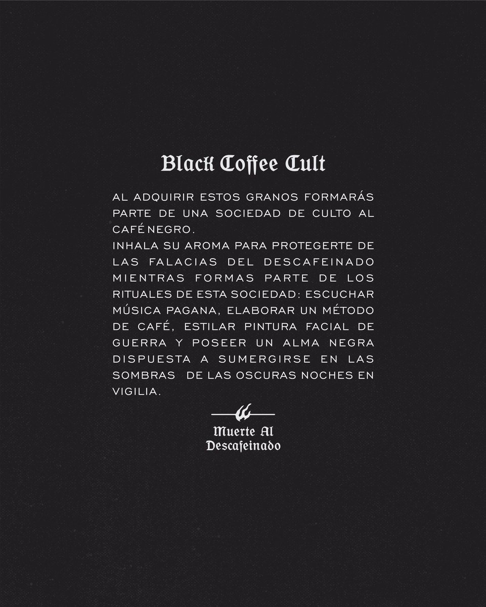 FaunaCo's tweet photo. ◾️Black Coffee Cult ◾️🐼 Disponible en: https://t.co/1IpcgAIliw a todo MX, para Gdl +info DM https://t.co/WELy7KmKgo