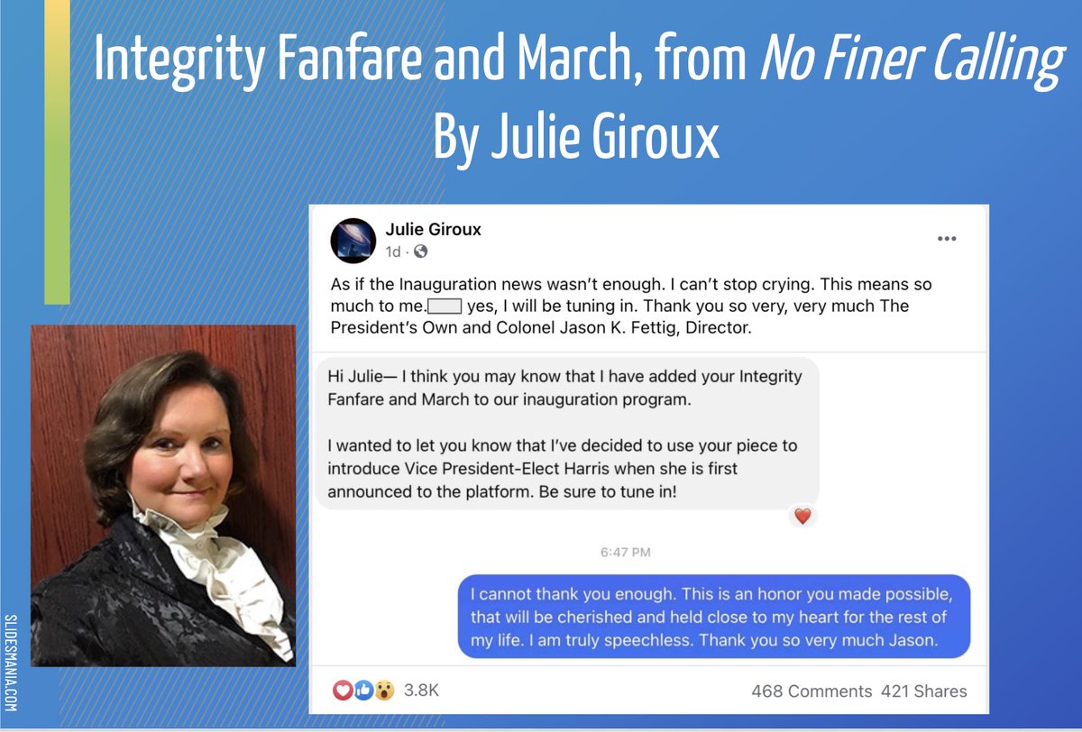 DHMSBand's tweet photo. There were SO many great teachable musical moments from yesterdayโs Inauguration! Here are a few of the highlights. ๐ถ
#VirtualMusicClass https://t.co/Y97wRHF5DW