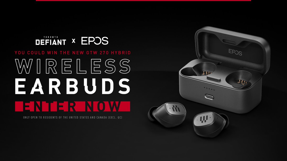 🚨 GIVEAWAY ALERT 🚨

Enter for a chance to win yourself a pair of #EPOSgaming GTW 270 Hybrid earbuds!
⚫️ LIKE &amp; RT
🔴 Follow us &amp; @eposaudiogaming 
⚪️ Reply with #RiseTogether and let us know the first game mode you would play with your new earbuds!