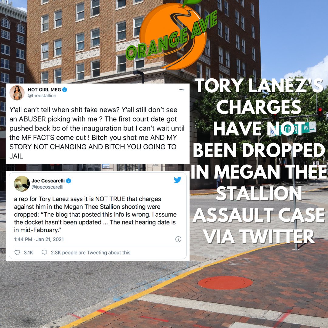 ave_orange's tweet photo. #TheOrangeAveShow 🍊

Charges are still pending against Tory Lanez involvement in the Megan Thee Stallion case.

#megantheestallion #torylanez https://t.co/SId2995ImL