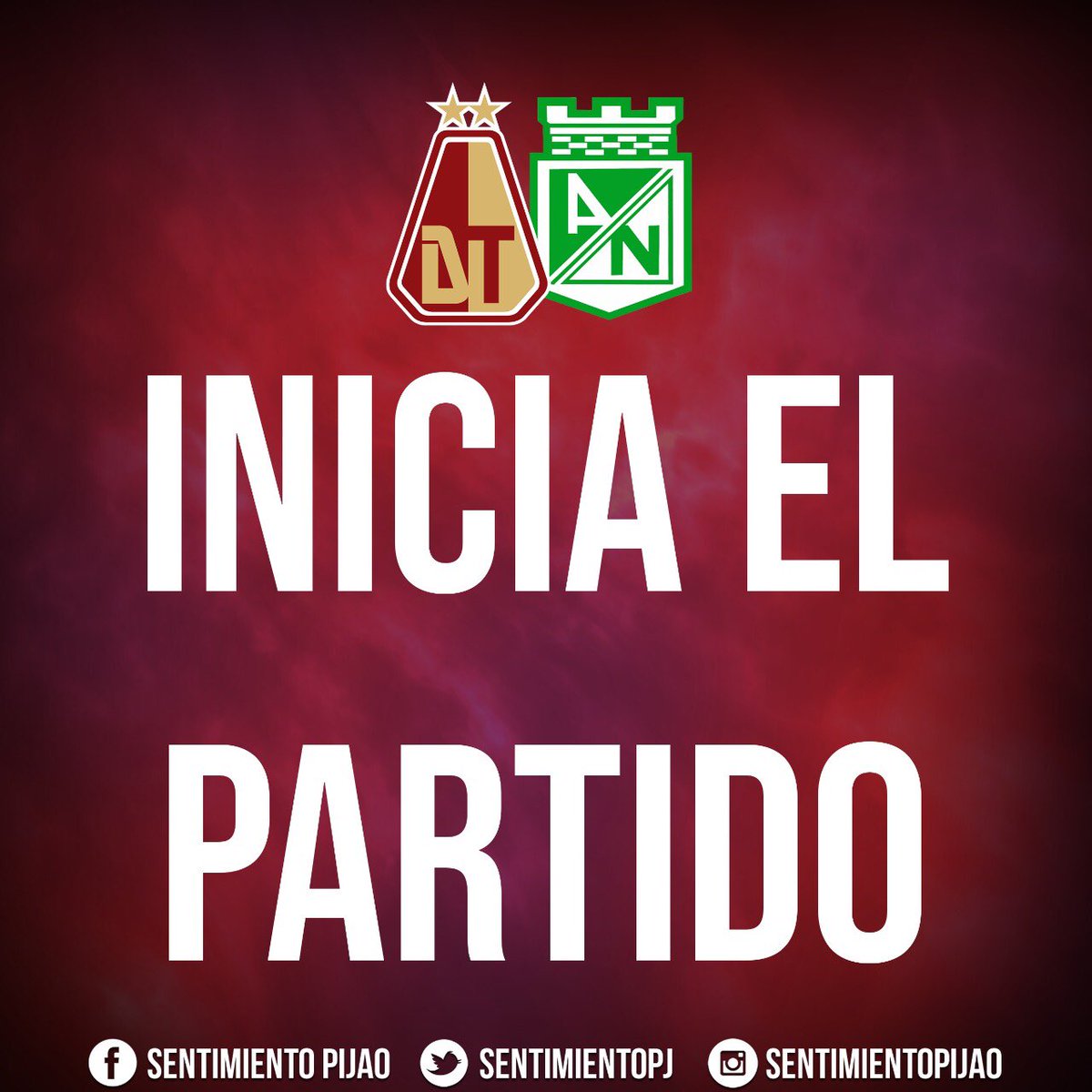 SentimientPijao's tweet photo. #TOLvsNAL | Inicia el partido único por los cuartos de final de la #CopaBetPlay entre PIJAOS y Verdolagas. | #VamosVinotinto https://t.co/FK0OOI5kSP