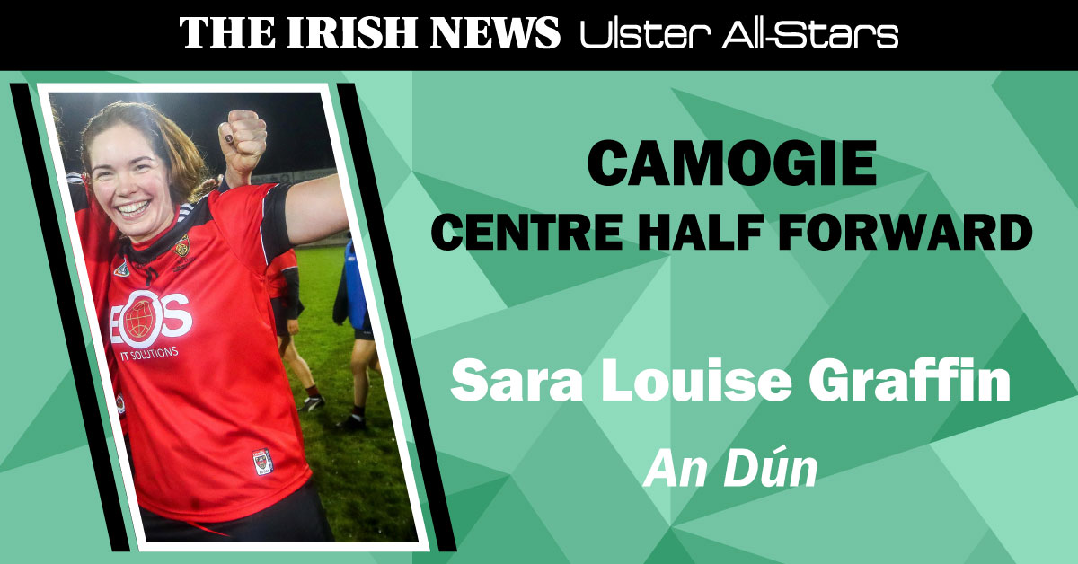 irishnewssport's tweet photo. The Irish News Ulster All-Star Camogie Half-Forward Line is…

Maeve Kelly, Antrim, Sorcha McCartan Down, &amp; Sara Louise Graffin, Down

Congratulations Girls! 🥳

#INAllStars

@ClonduffGAC @carr_sl @CastlewellanGAC @sorchamcc_ @McQuillanGAC @CamogieAntrim @downcamogiepro https://t.co/o5ZQDuOTEO
