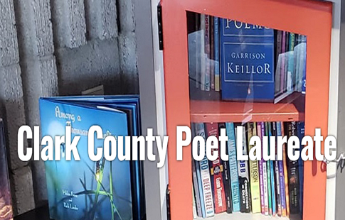 ClarkCountyNV's tweet photo. Remember the stirring poem by #AmandaGorman at the #PresidentialInauguration? We are looking for someone like her.

#ClarkCounty is Seeking Candidates to Serve as our 2021 Poet Laureate. Details: https://t.co/WJjqOQKKMS.  

#Vegas #ClarkCountyPoetLaureate https://t.co/TOs6zeO3Ae