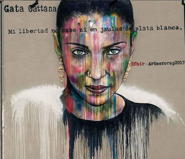 El culto a la personalidad con la feminista izquierdista Gata Cattana es DANTESCO.