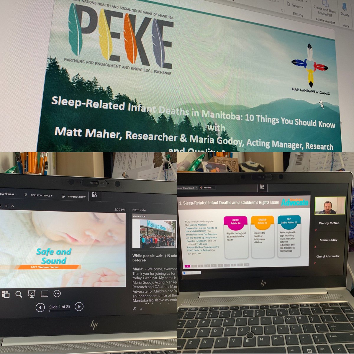 .Happening now #PEKEwebinars #SafeAndSoundWebinar @MB_Advocate