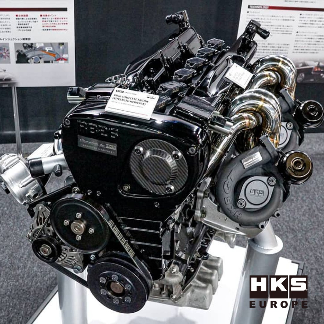 HKSEurope's tweet image. RB26 COMPLETE ENGINE (ADVANCED HERITAGE)
.
The concept is to revive the classic RB26 motor with the latest HKS technology. Further details will be revealed soon.
.
.
#hks #hkseurope #hksjapan #nissan #skyline #skylinegtr #tunedbyhks #jdm #madeinjapan #japanquality #rb26