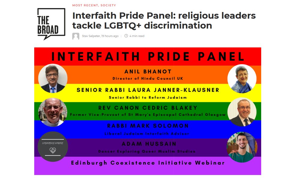 The video is up - just in time for LGBTQ+ History Month!
📽️youtu.be/_jKyD5BZDqM

I outlined the importance of these discussions for <a href="/TheBroadOnline/">The Broad</a> : 'it is clear that this critical conversation must continue both within and between our communities'
🗞️thebroadonline.com/interfaith-pri…