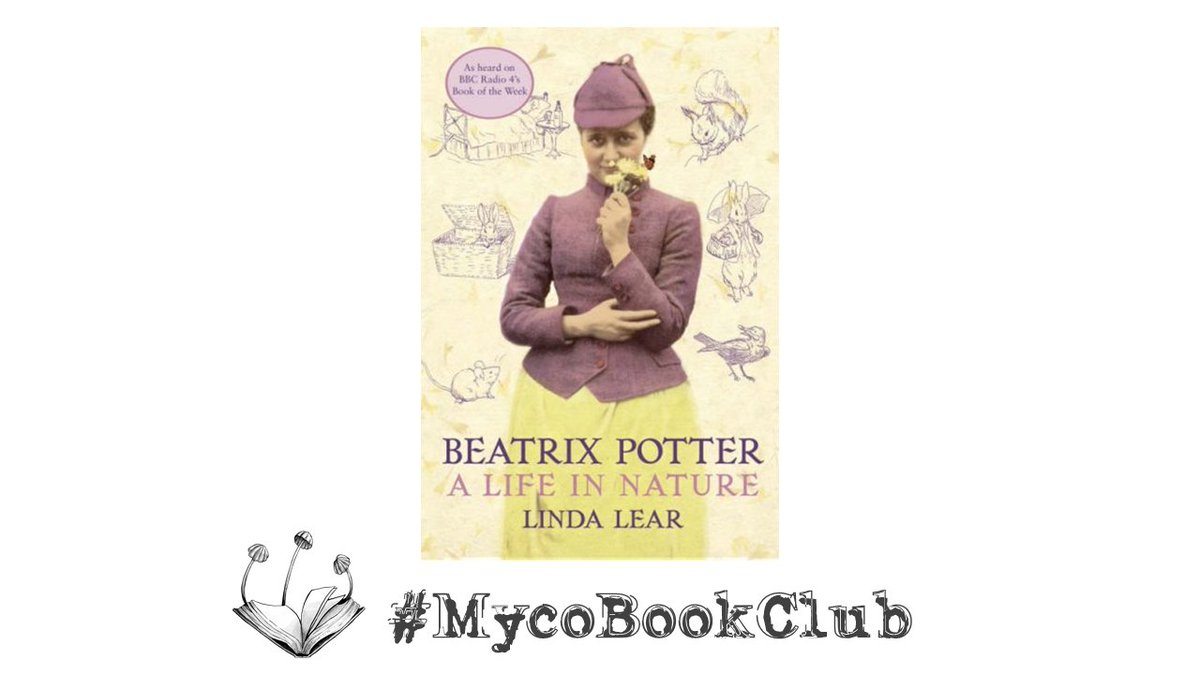 This month at  #MycoBookClub we're going to be talking about one-time mycologist Beatrix Potter.How did this remarkable woman find her way into mycology? Well, let's have a look at what she was reading...