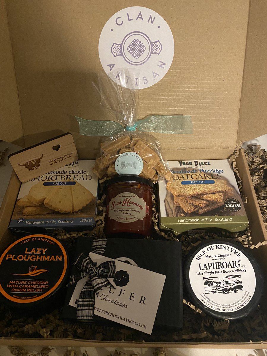 ClanArtisan's tweet photo. Night shift tonight .. so I can homeschool tomorrow . Was a disaster today trying to work today and sort the school work  😬 these are some Burns night boxes going out this week .. #BurnsNight2021 #lockdowngift https://t.co/6yW50IJtZf