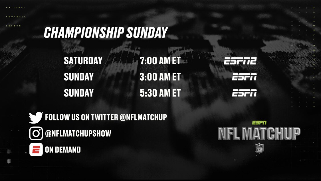 Nfl Matchup On Espn Nflmatchup Twitter