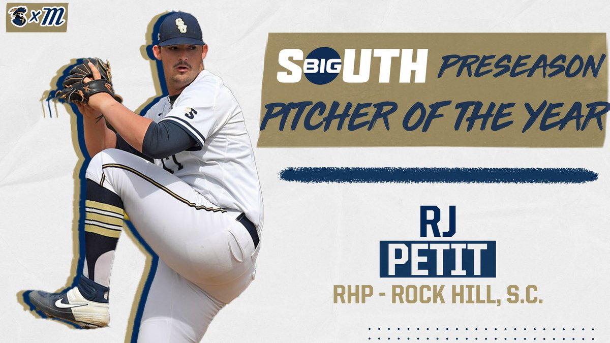 CSU_BucBaseball's tweet photo. We're not surprised in this - @rj_petit brings the 🔥🔥🔥 every time he hits the mound.

Congrats to the #BigSouthBase Preseason Pitcher of the Year

📖: https://t.co/yMn5O6K5jK

#JoinTheSiege https://t.co/XrWrrP8QS7