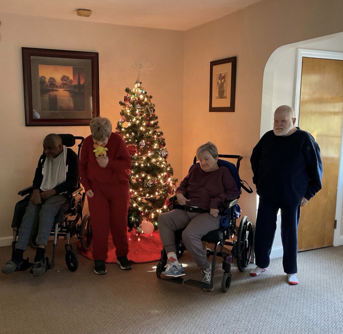 Chimes residents and our residential staff like to keep the holiday season going through the end of January!  Check out this lovely tree from one of our homes in Delaware!  How long do you keep your holiday decorations up after the new year?