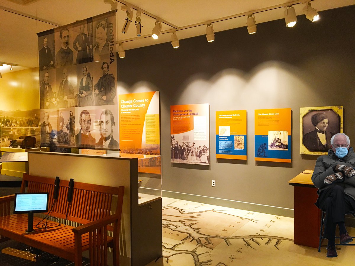 We had the extreme honor of having Senator Bernie Sanders visit our museum today! Just look at that face of pure excitement!