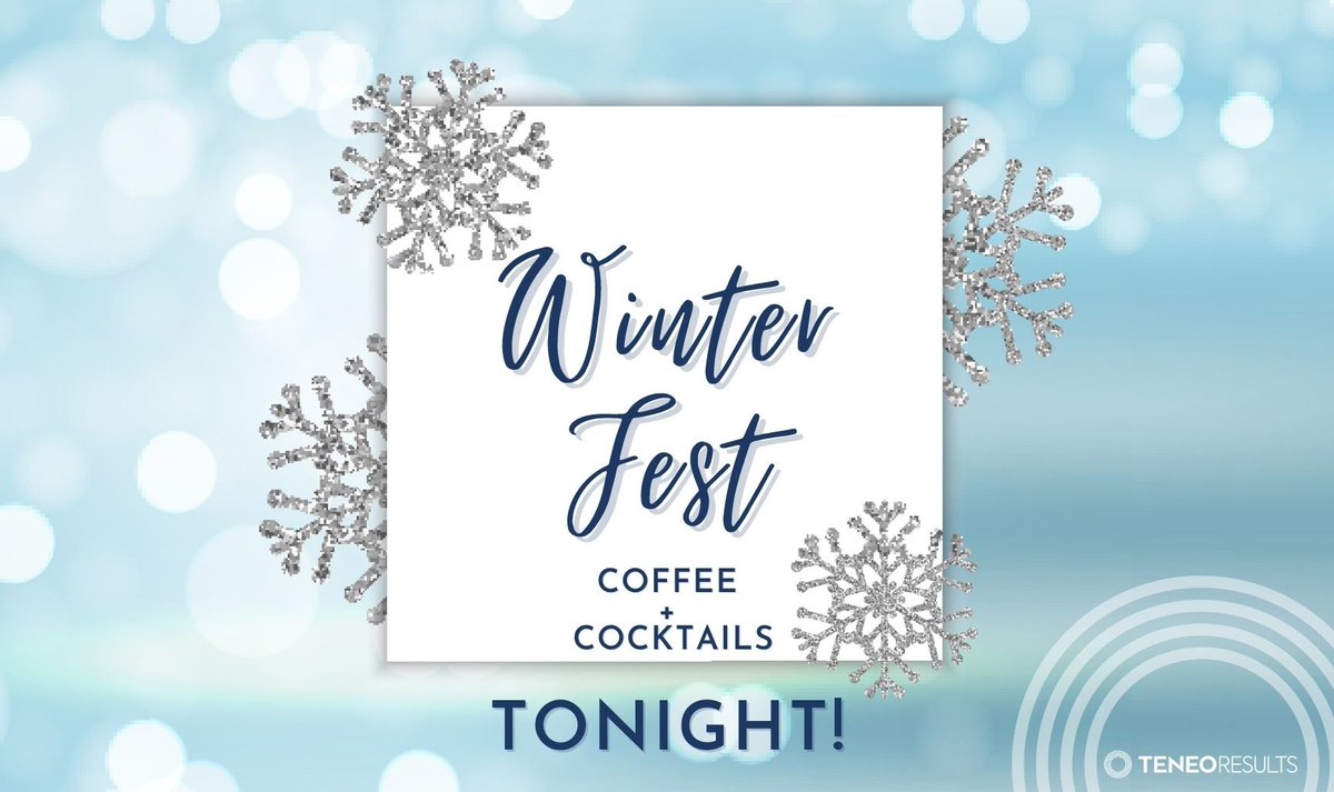 Tonight at 5pm ET, join me virtually with your favourite coffee or cocktail to network and unwind with fellow members of the sales community! Our Winterfest session is complimentary and open to both Sales Leaders and Sales Pros. 
Join here: lnkd.in/gn98g-9
#sales #network