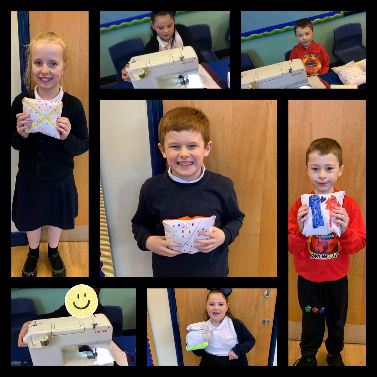 MWCP5's tweet photo. Some of Y5 and @MWCP_Year2 have been designing and making cushions and learning to use a sewing machine! #MWCPDT 🪡🧵📍 https://t.co/aQ3mbTC0BW