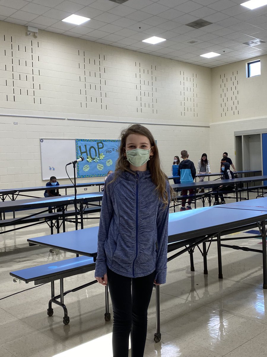 Congratulations to our Crimson Spelling Bee winner, Adalie! Now the two will face off in an epic spelling contest! Stay tuned.....