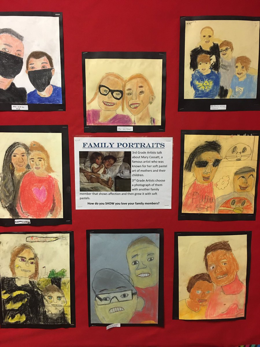 HeritageNL's tweet image. Lots of things on our walls these days. 1st grade snow globe art, 3rd grade family portraits, 8th grade self portraits, the 5th grade WW I scavenger hunt, and PreK Snowman art! It’s been a busy week. #HCSTransform