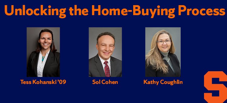 Join <a href="/SUAlumsBoston/">Syracuse University Alumni Club of Boston</a> on Wednesday, January 27 at 6:00 PM EST. These experts will help guide you through the home buying process, ensuring your next move is the right move for you!🏡
Register Now:  cc.syr.edu/Bostonhomebuyi…