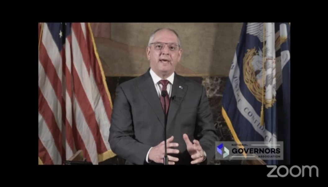 .<a href="/LouisianaGov/">Gov. John Bel Edwards</a> kicked off the final day of our fourth National Summit on State #Cybersecurity by announcing results of the High School Cyber Competition. He underscored the need for cybersecurity-related K-12 curricula and training, with more than 500K open jobs. <a href="/cyber_dot_org/">CYBER.ORG</a>