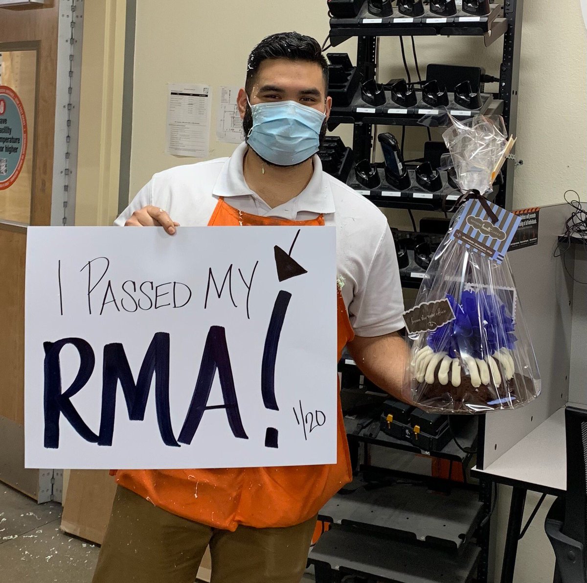 Congratulations David on passing your RMA! 530 is proud of you! Excited about your future!