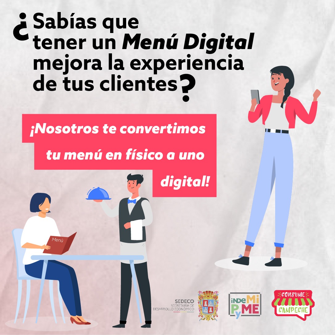 ConsumeCampeche's tweet photo. ¡Obtén tu #MenúDigital con vinculación a WhatsApp gratis!🧑🏻‍🍳

Envíanos tu Menú y te lo convertimos en uno interactivo para ofrecer la mejor experiencia a tus clientes📲.

➡️Registro: https://t.co/5LGDKlBnvJ https://t.co/tsyGUcBo2O