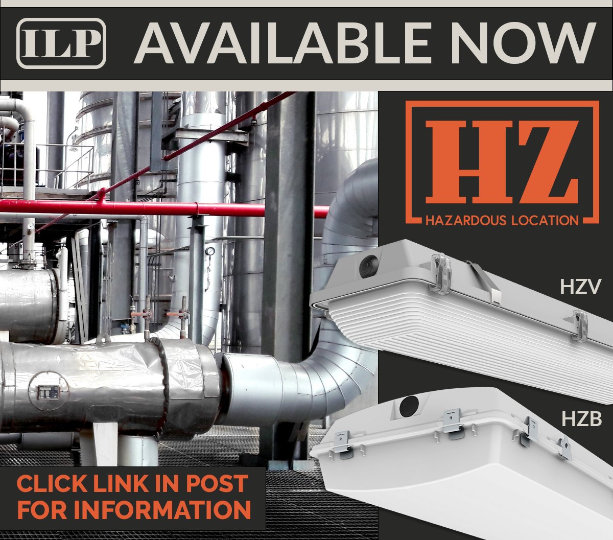 ILPinc's tweet photo. ILP Hazardous Location

We now offer Class 1 Division 2 UL844 Listed products robustly designed to withstand the demanding rigorous conditions in Hazardous environments.

Click here for more information:
https://t.co/44NUE6dViC

#lighting #hazardous #hazard #ILP #LED https://t.co/rBktols6tn
