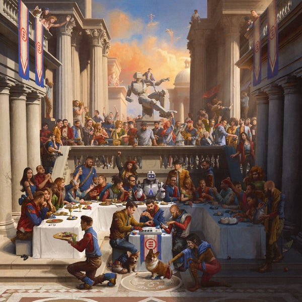 Logic then took 2 years to release Everybody. The album itself did numbers and had insane cover art but overall it didn't quite deliver in terms of quality. Say what you want about Logic but his 1-800 track went 6x platinum, he made bank off this album.