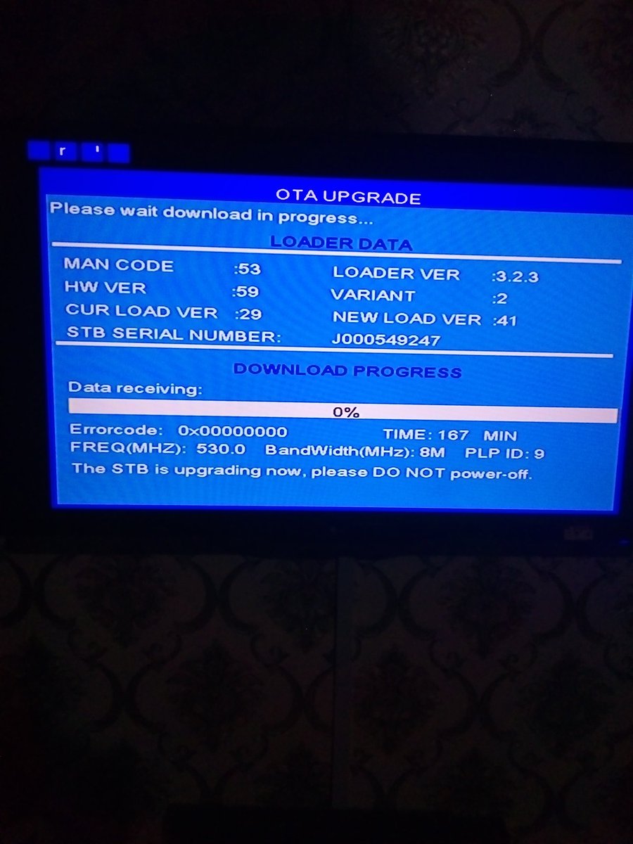 oluwaskimpy's tweet photo. @GOtvNg I've been unable to view any channel on my gotv for several hours. I'm attaching the error message on my screen to this tweet. Kindly help ASAP. My IUC number is 4613481041 @GOtvNg https://t.co/4d2bVxgzFi