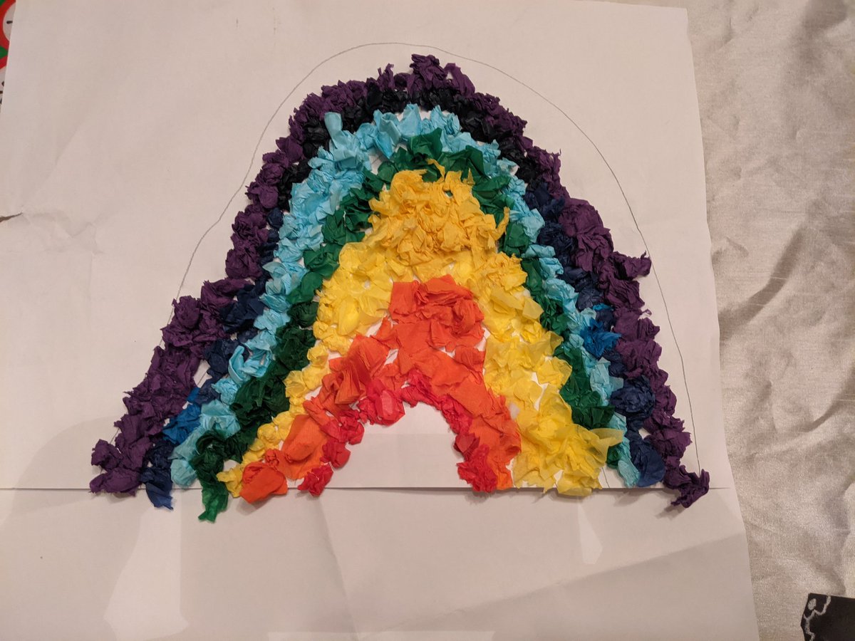 GillianHalcrow's tweet photo. So much fun with Mrs McLeods Scottish art work this week. Scottie dogs and a haggis. With a rainbow thrown in @MissSinclairCPS https://t.co/aGhQQI0XGJ