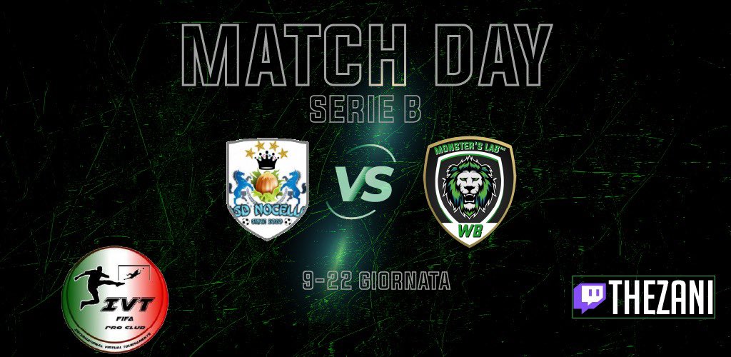 NoFearXI's tweet photo. ~MATCH DAY~
🏆IVT Serie B - 9ª/22ª Giornata
🆚#ASDNocelle
🕦22.20
📺 https://t.co/tD6CdeFYCM https://t.co/cVPJSzePCY