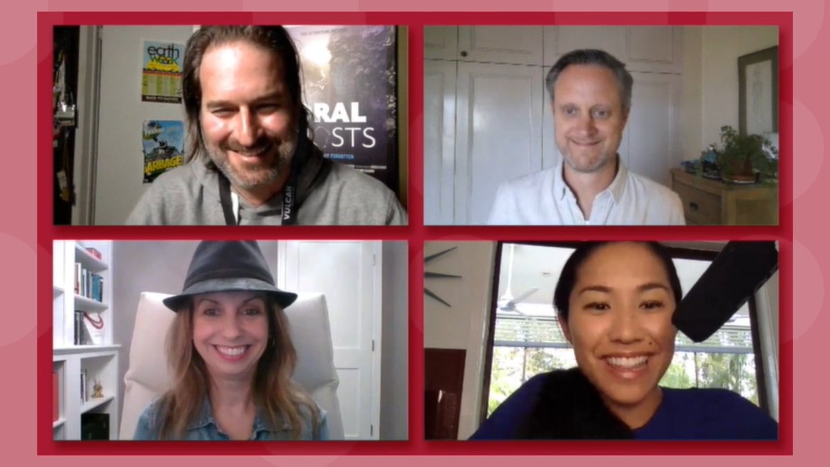 All smiles w/ <a href="/andrewnisker/">Andrew Nisker</a> (@takeactionfilms), Stephen Oliver (<a href="/ABCaustralia/">ABC Australia</a>), <a href="/CatyBC/">Caty Borum</a> (<a href="/CMSImpact/">Center for Media & Social Impact (CMSI)</a>) &amp; <a href="/smaks/">Sarah Mak</a> (<a href="/Poplabs_Inc/">Poplabs</a>) at #WCSFP20's IMPACT THIS where they discussed the history &amp; importance of impact programming.

Watch this session via our online platform until Jan 31!