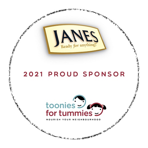 1 in 3 children in our communities go hungry. Sofina Foods, through its Janes brand, is a proud sponsor of the Toonies for Tummies campaign. Donate today at participating grocery stores or @groceryfoundation. 100% of your donations will benefit hungry children. #Toonies4Tummies