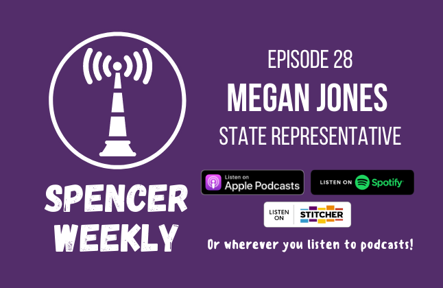 Spencer Weekly is back! This week, we're featuring an interview with State Rep. Megan Jones about what to expect from #ialegis in 2021.

Listen here or wherever you listen to podcasts - buff.ly/3c0PLZ2