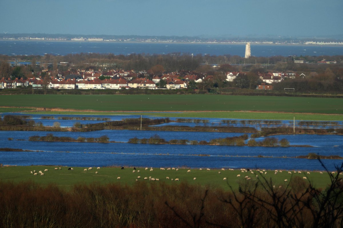 With the heavy rain of the night the lowland areas became flooded again. Remember these areas are now higher than they once was. Once the routed warriors of Brunanburh possibly waded through here back to their ships whilst the sky rained death upon them...