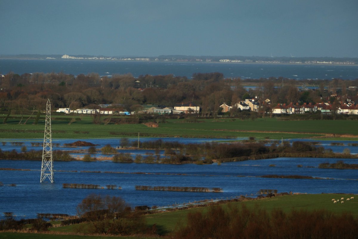 With the heavy rain of the night the lowland areas became flooded again. Remember these areas are now higher than they once was. Once the routed warriors of Brunanburh possibly waded through here back to their ships whilst the sky rained death upon them...