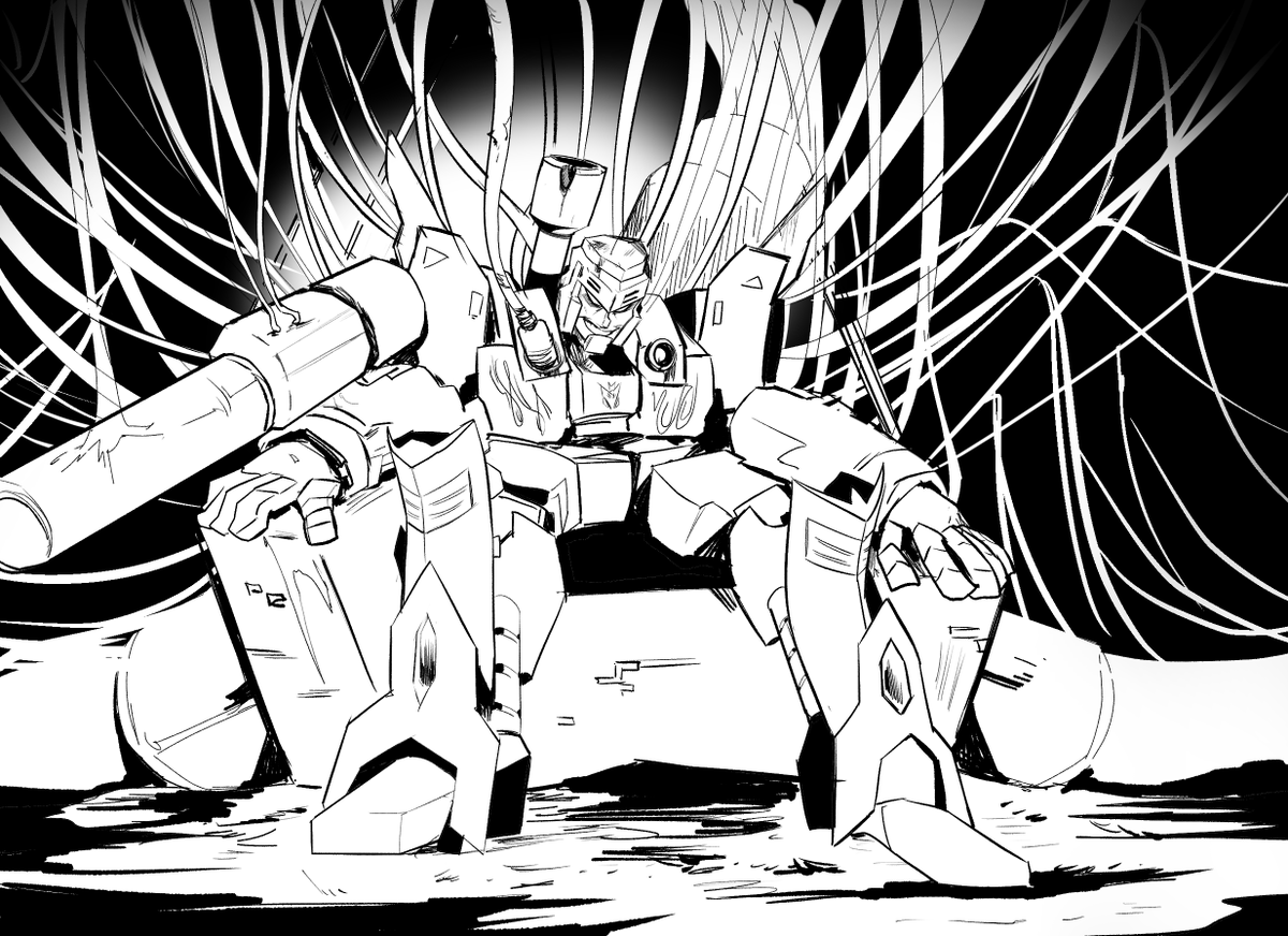 MEGATRON 

But like 

creepy 

#IDW 
#fanart 